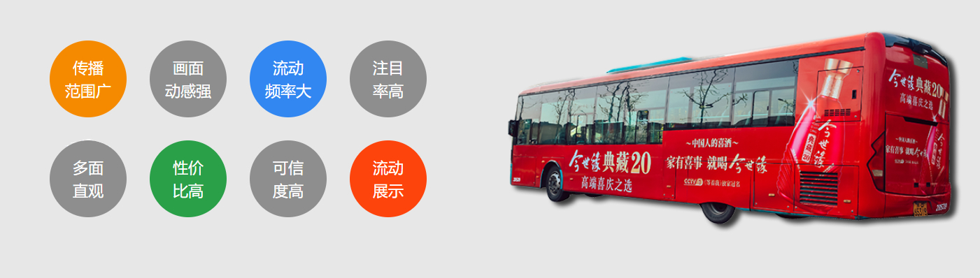 公交车身广告