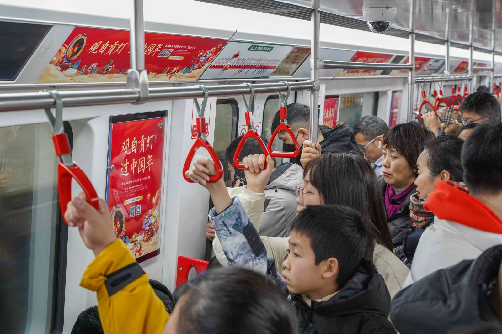 自贡灯会地铁广告投放案例图