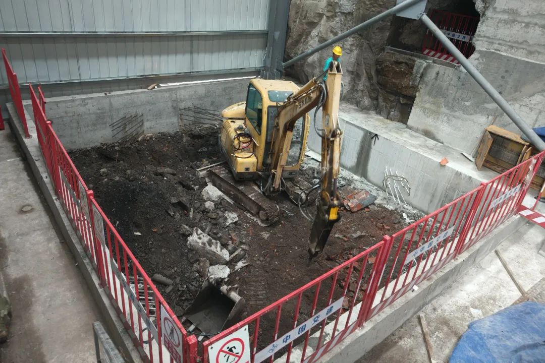 重庆地铁18号线北延伸段建设现场