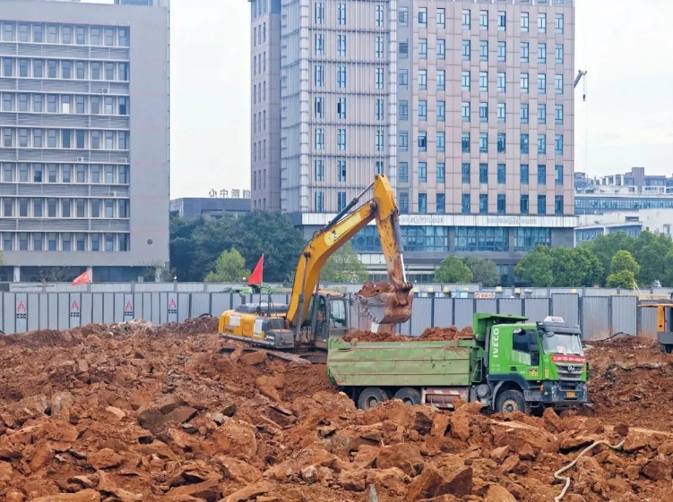重庆地铁7号线一期建设现场