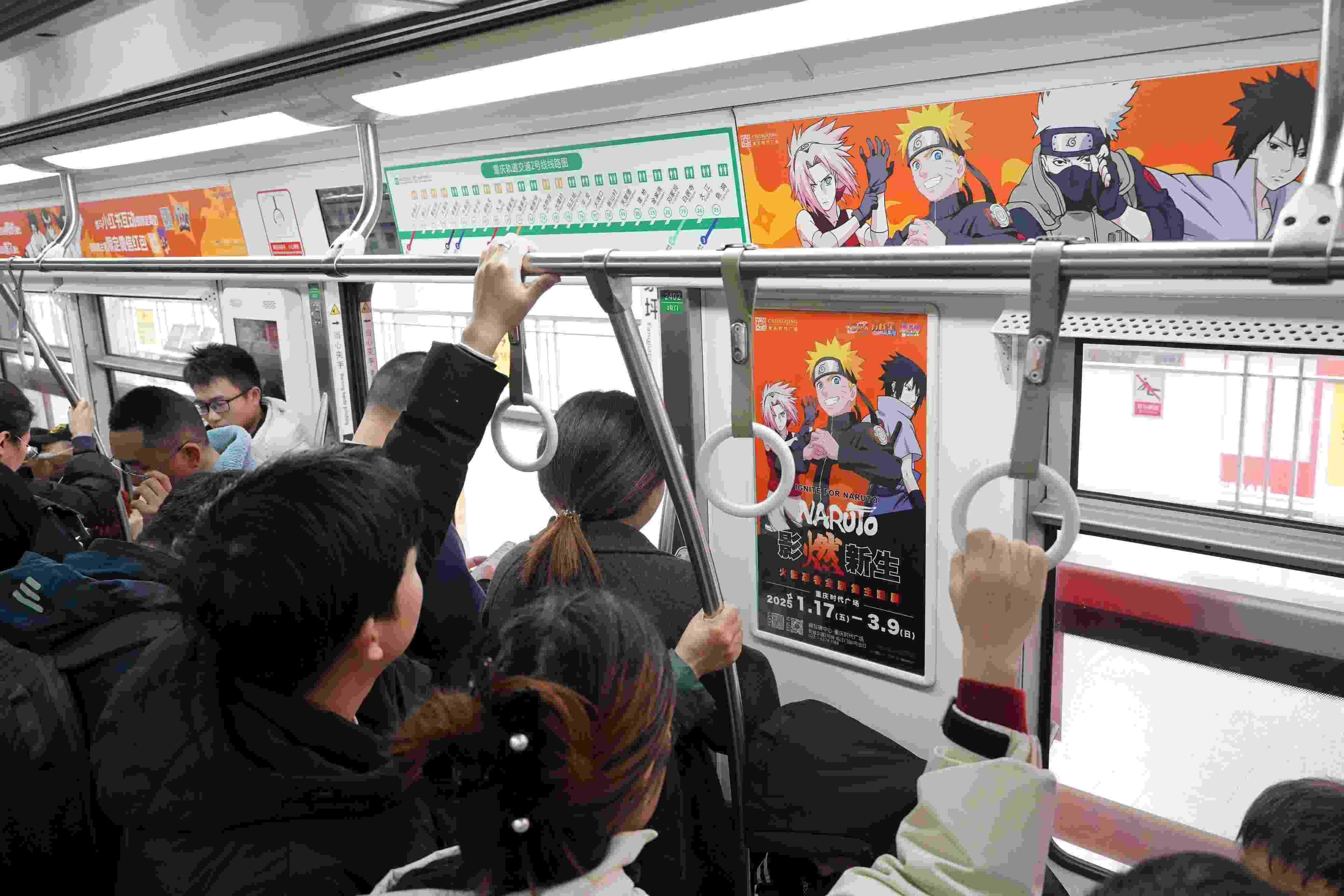 时代广场投放重庆地铁广告案例展示