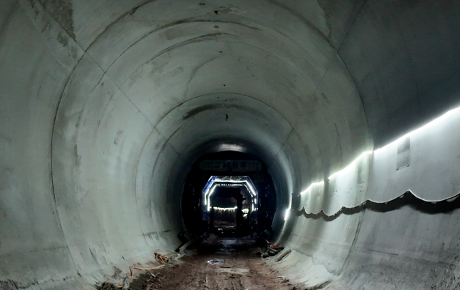 重庆地铁18号线北延伸段项目建设现场