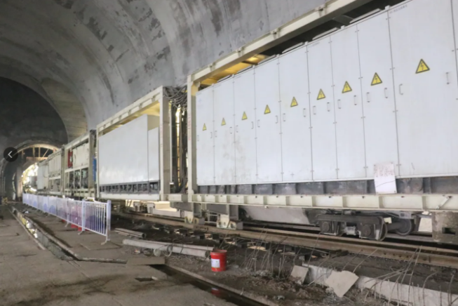重庆地铁18号线北延伸段建设现场