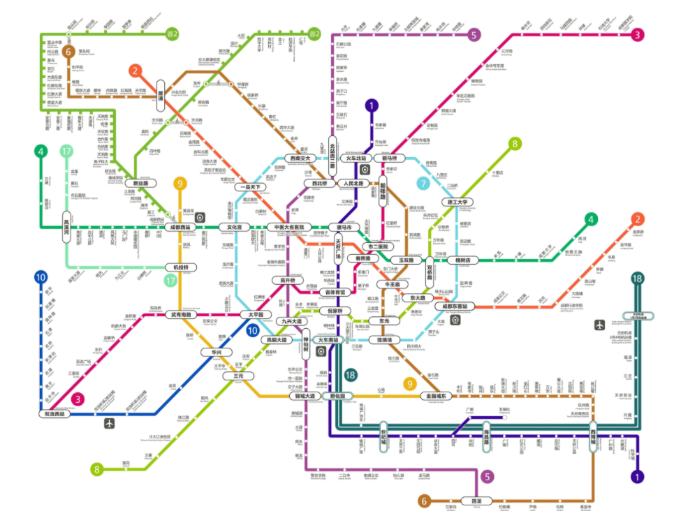 重庆轨道线路图