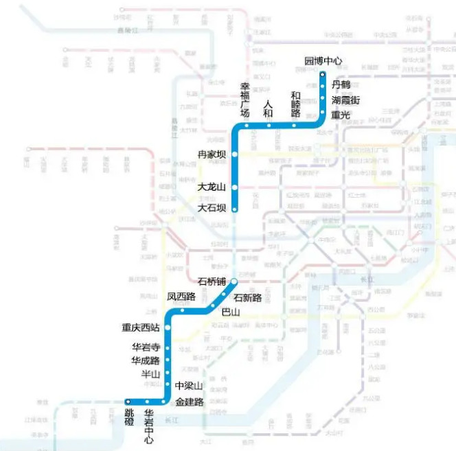 重庆轨道环线线路