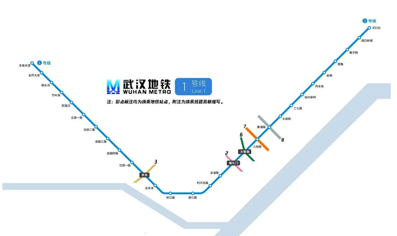 重庆轨道1号线线路
