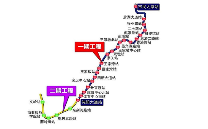 重庆轨道6号线线路