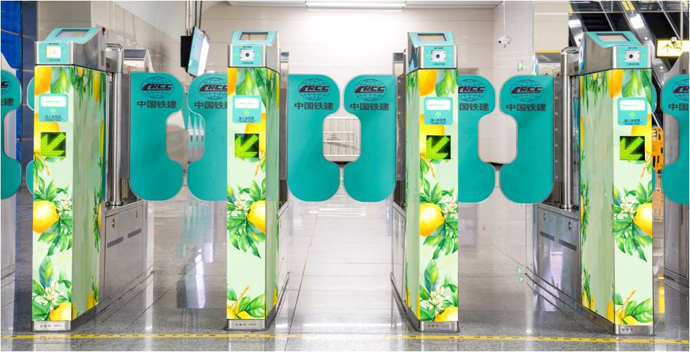 公交闸机贴广告